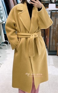 直邮 韩国代购 DEWL 21年冬款时尚百搭气质毛呢外套D214MSG522