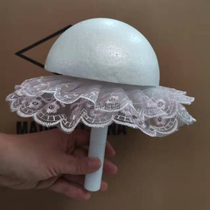 泡沫半球花托花边手捧花材料包DIY自己制作新娘婚庆婚礼创意用品