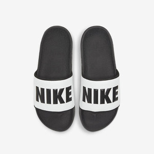 NIKE耐克女拖鞋黑白色休闲凉鞋户外沙滩鞋潮流出街舒适BQ4632-011