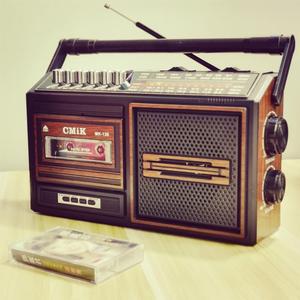 出欧美磁带机卡带机收录机录音机插卡全波段老人收音机怀旧