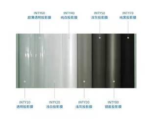 3D全息投影膜透明玻璃膜商场电梯广告投影机幕布背投立体橱窗展示