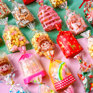 万圣节礼物袋可爱糖果包装袋幼儿园儿童生日透明礼品袋迷你小袋子