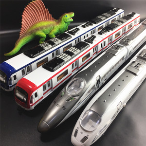 包邮JK和谐号地铁动车火车声光回力磁力连接高铁合金车模儿童玩具