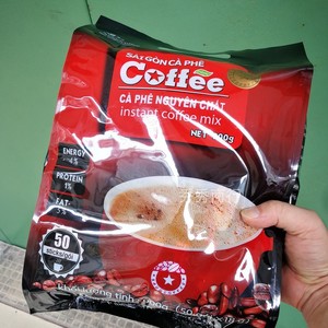 越南进口西贡咖啡原味三合一咖啡18g*50条 900克装速溶咖啡新饮品
