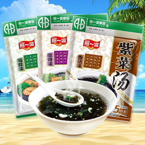 阿一波紫菜汤60g*2/10包装排骨味海鲜味香菇味冲泡即食速食料包汤