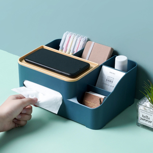纸巾盒抽纸客厅家用创意可爱纸抽盒多功能桌面遥控器收纳餐巾纸盒
