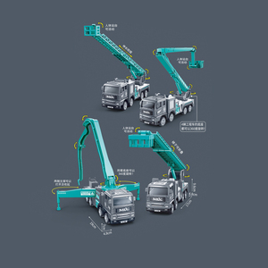 大号水泥泵车混泥土浇灌玩具可喷水仿真搅拌运输车工程车儿童男孩