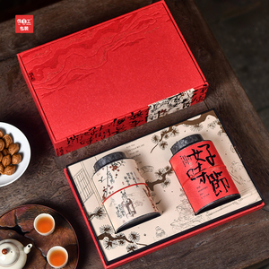 好时节铁罐半斤茶叶包装盒空礼盒红茶绿茶散茶通用礼盒装空盒定制