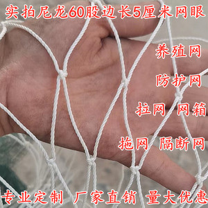 定制白色黑色尼龙网渔网鱼苗拉网抬网养鱼网箱防护网养殖网清塘网