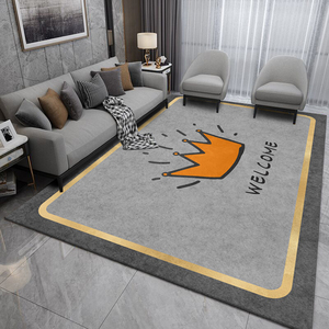 地毯客厅2024新款沙发茶几高级卧室房间床边垫子免洗可擦全铺地垫