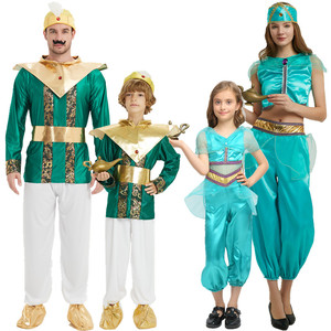 万圣节儿童男女印度阿拉丁衣服阿拉伯民族舞蹈演出王子公主服装