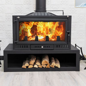 真火壁炉燃木柴家用客厅现代简约钢板别墅民宿取暖欧美式壁炉装饰