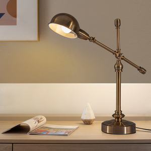 美式复古护眼遥控智能台灯现代简约办公室客厅书房卧室床头灯包邮