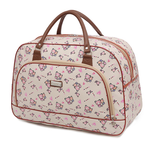 包邮 新款韩版大容量男女手提旅行包行李PU皮短途旅行袋旅游包包