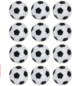 桌上足球塑料小足球/小球/专用球/配件 足球黑白足球彩球玩具包邮