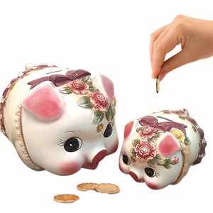 小猪储蓄罐大号韩国创意女孩十二生肖成人个性超大存钱罐可爱礼品