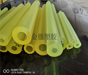 聚氨酯空心棒 缓冲垫优力胶管空心管pu牛筋管可定制橡胶棒8-130mm