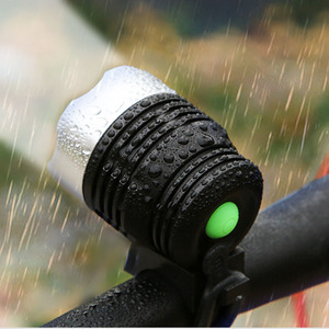 自行车上的小夜灯山地车灯自发电调焦手电筒可充电单车配件骑行装