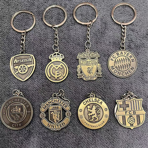 足球挂件巴萨皇马钥匙扣利物浦阿森纳切尔西国际米兰拜仁尤文曼城
