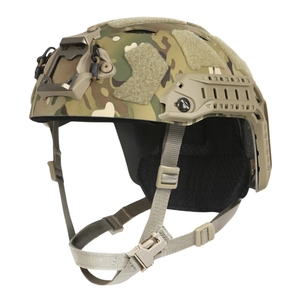雷神定制SF战术头盔升级版碳纤维带孔透气野战登山跳伞骑行安全帽