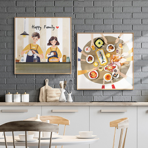十字绣2020新款北欧风格餐厅5D砖石画满钻现代简约饭厅厨房钻石画