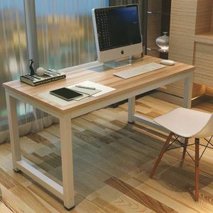 包邮简易电脑桌学习书桌时尚简约双人办公桌台式家用写字台可定制