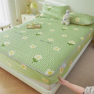 床罩子夏季床笠冰丝凉感可机洗家用清凉床垫保护罩单件防滑床单