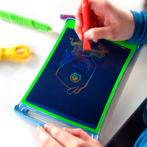 美国boogie board液晶儿童画板涂鸦写字板临摹彩色透明电子手写板