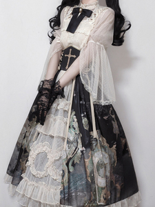 原创古典优雅洛丽塔连衣裙日常复古公主哥特风朋克万圣节Lolita裙