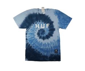 HUF OG Logo Tie Dye Short Sleeve T-Shirt 漩涡 扎染 短袖tee