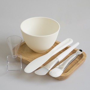 日本美容硅胶面膜碗DIY套装自制面膜和刷子做水疗工具调膜碗5件套