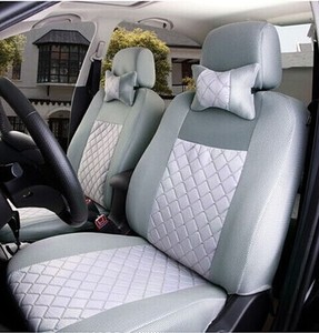 新品定制定做老款汽车座套亚麻棉布全包围四季通用坐垫布艺座位品