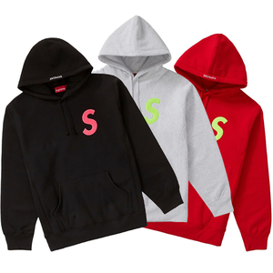 Supreme 19FW S Logo Hooded Sweatshirt 经典字母S 加绒帽衫卫衣