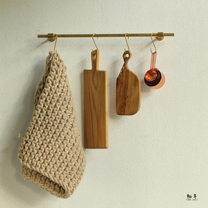軸年定制黄铜毛巾杆厨房厨具墙壁挂杆洗手间北欧芬托置物架挂钩
