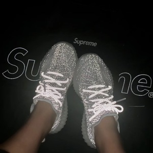 Adidas Yeezy Boost 350 V2 Static Grey Non Reflective UK 4 5