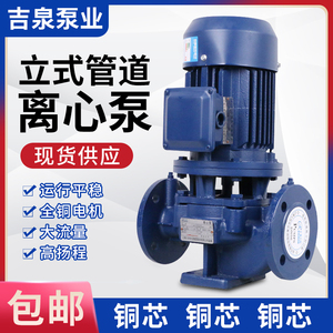 人民水泵IRG立式管道离心泵上海工业高扬程三相冷热水循环增压泵