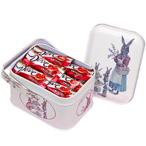 【清仓直播】德芙丝滑牛奶巧克力 4.5gX15粒手提铁盒