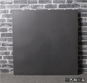 黑色通体砖砂岩质感瓷砖800x800磨砂面仿古砖客餐厅工装地砖灰色