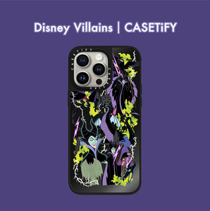 Disney | CASETiFY迪士尼反派黑魔女-沉睡魔咒Maleficent适用苹果iPhone15 ProMax/14/13/12磁吸镜面手机壳