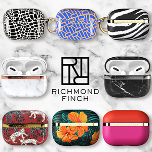 RichmondFinch适用苹果AirpodsPro耳机套1/2/3代高档RF无线保护壳Airpods豹子三奢华黑白大理石二代Pro2潮牌