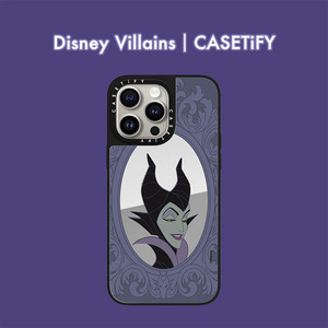 Disney Villains | CASETiFY迪士尼反派头像黑魔女沉睡魔咒适用苹果iPhone15 ProMax/14/13/12磁吸镜面手机壳