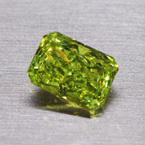 雷迪恩冰花切割金绿宝石橄榄石裸石戒面长方形黄绿色翠榴石俄罗斯