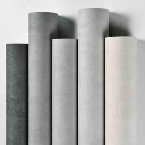 北欧工业风水泥灰色墙纸现代简约纯色素色客厅服装店咖啡厅壁纸