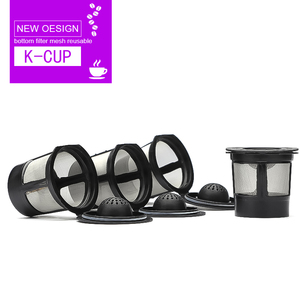 升级款K-cup可重复填充咖啡过滤器不锈钢滤网杯Keurig胶囊壳配件