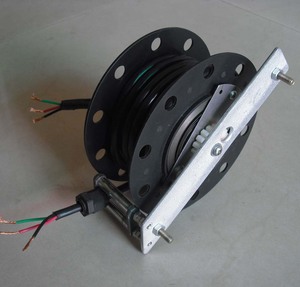 3线4.5米 380V可移动电源电缆自动收线盘,卷线器