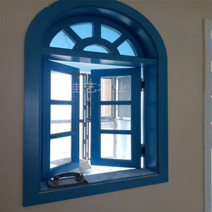 地中海风格实木复合烤漆拱形窗 平开窗 推拉窗 室内窗 折叠窗户