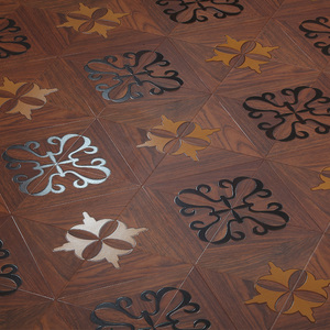 拼花地板强化复合木地板欧式个性仿古复古立体浮雕高耐磨12mm