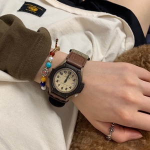 正品卡西欧CASIO Forester ft500wc经典森林人复古老款棕带男手表