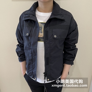 美国Armani exchange阿玛尼AX女士春季宽松工装机车短款夹克外套