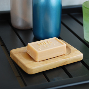 KENS 竹木香皂托 手工竹制皂盒 创意时尚皂架 香皂肥皂盒